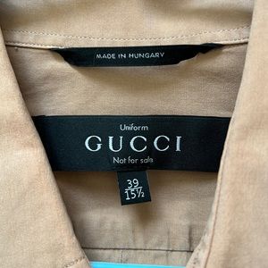 Gucci Unisex Uniform Dress Shirt 39 /15.5